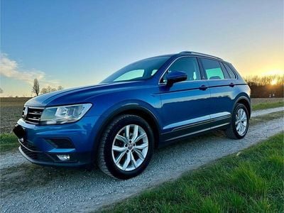 Second-hand VW Tiguan Sound 150 CP (110 kW) 2017 Albastru SUV