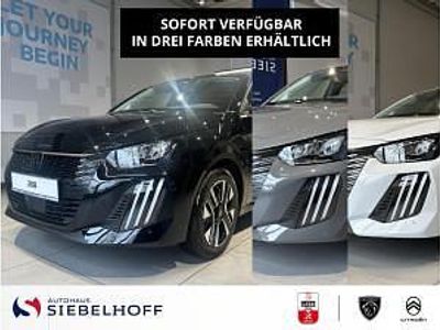 Neu Peugeot 208 Allure 110 PS (80 kW) 2026 Schwarz (perla nera schwarz) Kleinwagen