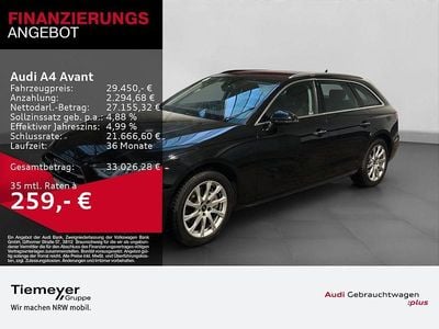 Gebraucht Audi A4 Advanced 204 PS (150 kW) 2023 Schwarz Kombi