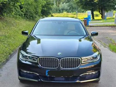 Brugt BMW 740 320 HK (235 kW) 2016 Sort Sedan