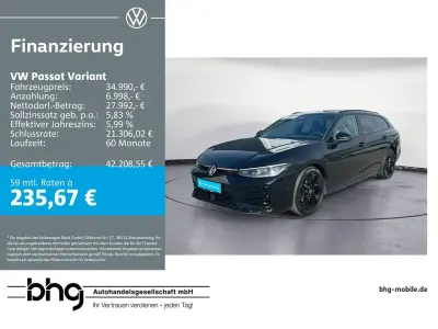 Gebraucht VW Passat R-line 150 PS (110 kW) 2025 Schwarz Kombi