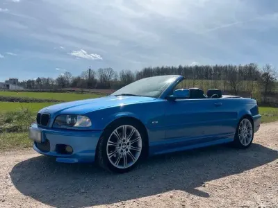 Gebraucht BMW 320 Cabriolet Sport Line 170 PS (125 kW) 2002 Blau Cabrio