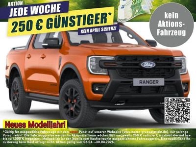 Nuova Ford Ranger Wildtrack 241 CV (177 kW) 2026 Arancione Pick-up