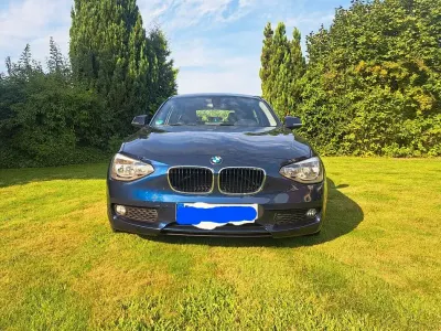 Usata BMW 116 Urban Line 136 CV (100 kW) 2014 Blu Utilitaria