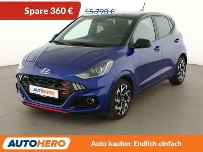 Gebraucht Hyundai i10 N Line 101 PS (74 kW) 2022 Blau Kleinwagen