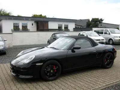 Second-hand Porsche Boxster S 260 CP (191 kW) 2003 Negru Cabrio