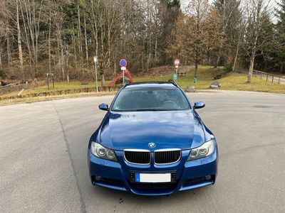 gebraucht BMW 320 E91 d Touring M47 M Paket Le Mans Blau M640 Motor überholt