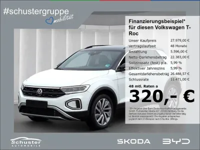 Gebraucht VW T-Roc Goal 150 PS (110 kW) 2025 Weiss SUV