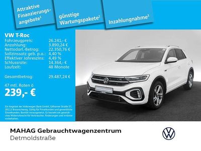 Begagnad VW T-Roc R-line 150 HK (110 kW) 2023 Vit SUV