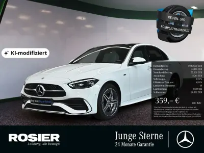 Gebraucht Mercedes C300e Premium Plus 313 PS (230 kW) 2025 Weiss / polarweiß Limousine