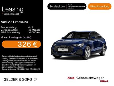Gebraucht Audi A3 Business 150 PS (110 kW) 2025 Navarrablau metallic Limousine