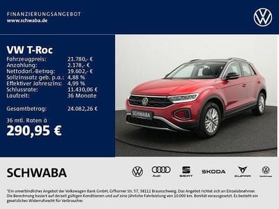 Gebraucht VW T-Roc Life 150 PS (110 kW) 2022 Rot SUV