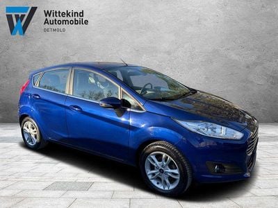 Gebraucht Ford Fiesta Titanium 82 PS (60 kW) 2016 Blau Kleinwagen
