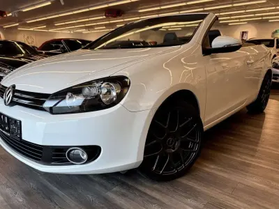Gebraucht VW Golf Cabriolet Exclusive 122 PS (89 kW) 2013 Weiß Cabrio