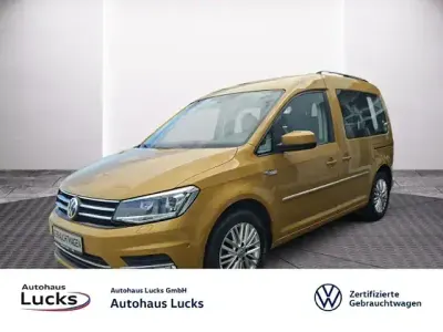 Gebraucht VW Caddy Highline 150 PS (110 kW) 2017 Gelb Van / Kleinbus