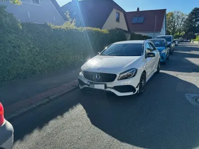 Brugt Mercedes A200 AMG 136 HK (100 kW) 2018 Hvid Sedan