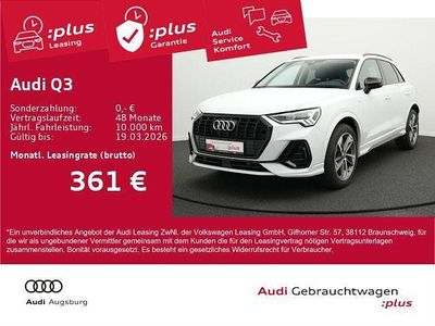 Gebraucht Audi Q3 S-Line 150 PS (110 kW) 2025 Gletscherweiß metallic SUV