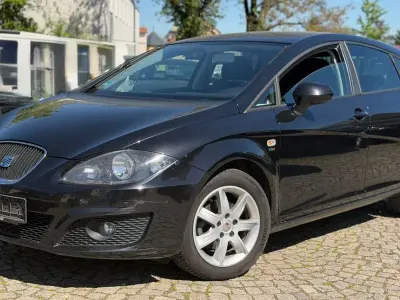 Gebraucht Seat Leon Sport 105 PS (77 kW) 2010 Schwarz Kleinwagen