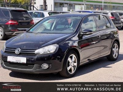Gebraucht VW Golf VI Style 105 PS (77 kW) 2011 Deep black perleffekt Kleinwagen