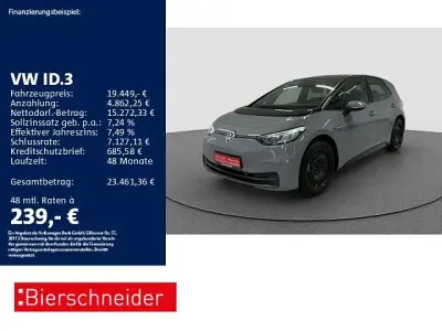 Gebraucht VW ID.3 Pure 110 kW (150 PS) 2022 Grau Kleinwagen