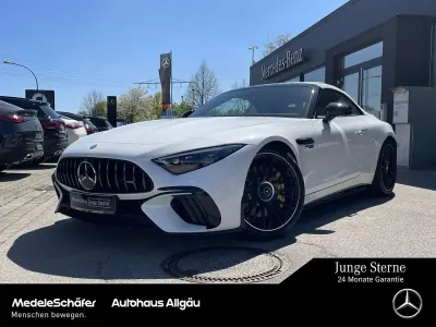 Gebraucht Mercedes SL63 AMG AMG 585 PS (430 kW) 2024 Manufaktur lack manufaktur opalithweiß b (metallic) Cabrio