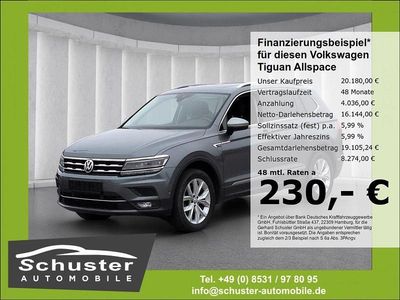 Gebraucht VW Tiguan Allspace Highline 200 PS (147 kW) 2021 Grau SUV