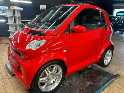 Brugt Smart ForTwo Cabrio Brabus 75 HK (55 kW) 2006 Rød Cabriolet