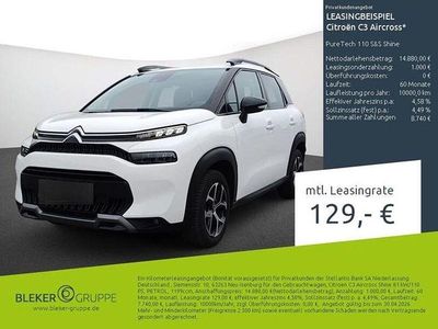 Gebraucht Citroën C3 Aircross Shine 110 PS (80 kW) 2024 Weiß SUV