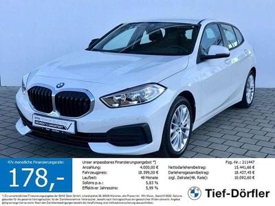 Gebraucht BMW 116 Advantage 116 PS (85 kW) 2020 Alpinweiß uni Kleinwagen