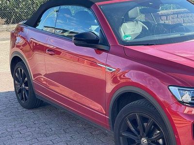 Brugt VW T-Roc Cabriolet R-line 150 HK (110 kW) 2020 Rød Cabriolet