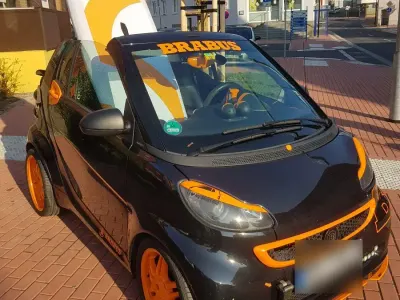 Gebraucht Smart ForTwo Cabrio Brabus 84 PS (61 kW) 2011 Schwarz Cabrio