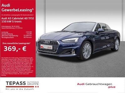 Używany Audi A5 Cabriolet Advanced 204 KM (150 kW) 2024 Niebieski Kabriolet