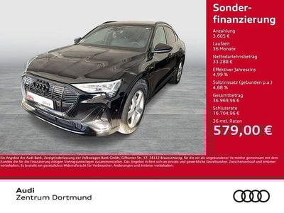 Gebraucht Audi e-tron Sportback S-Line 300 kW (408 PS) 2023 Schwarz SUV