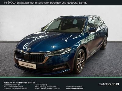 Second-hand Skoda Octavia Clever 150 CP (110 kW) 2022 Albastru Break