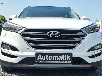Gebraucht Hyundai Tucson 185 PS (136 kW) 2017 Weiß SUV
