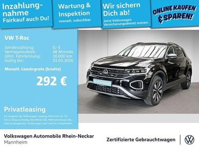 Gebraucht VW T-Roc Goal 150 PS (110 kW) 2025 Schwarz SUV