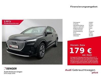 Gebraucht Audi Q4 e-tron Advanced 150 kW (204 PS) 2022 Mythosschwarz metallic SUV