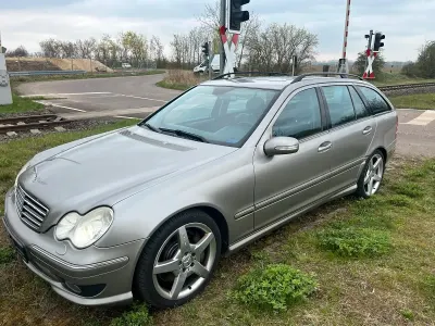 Brugt Mercedes C320 AMG 224 HK (164 kW) 2005 Sølv Sedan