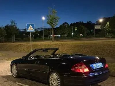 Gebraucht Mercedes CLK320 Avantgarde 224 PS (164 kW) 2006 Schwarz Cabrio