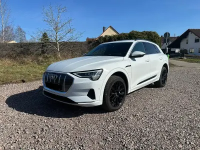 Gebraucht Audi e-tron Advanced Plus 301 kW (410 PS) 2019 Weiß SUV