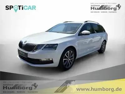 Gebraucht Skoda Octavia Soleil 190 PS (139 kW) 2019 Moonweiss metallic Kombi