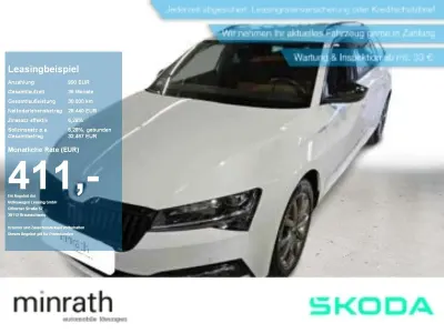 Usata Skoda Superb SportLine 200 CV (147 kW) 2023 Bianco Station wagon