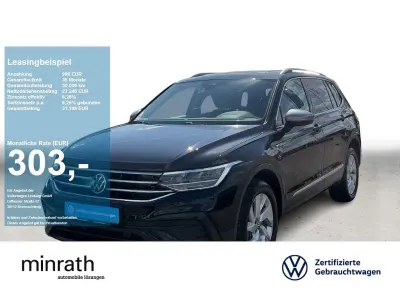 Gebraucht VW Tiguan Allspace Life 150 PS (110 kW) 2023 Schwarz SUV