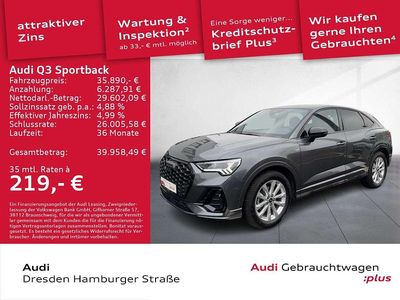 Gebraucht Audi Q3 S-Line 150 PS (110 kW) 2024 Daytonagrau perleffekt SUV
