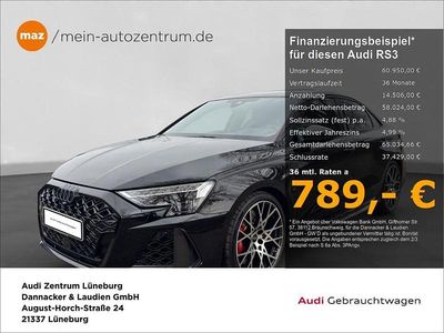 Gebraucht Audi RS3 Ambiente 400 PS (294 kW) 2024 Mythosschwarz metallic Limousine
