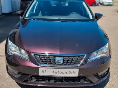 Gebraucht Seat Leon Style 110 PS (80 kW) 2018 Boheme purple/black berry Limousine