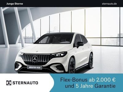 Manufaktur diamantweiß bright Gebraucht 2023 Mercedes EQE AMG 43 AMG SUV | 73.780 € (Fairer Preis)