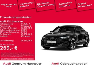 Gebraucht Audi S3 Ambiente 333 PS (244 kW) 2025 Mythosschwarz metallic (metallic) Limousine
