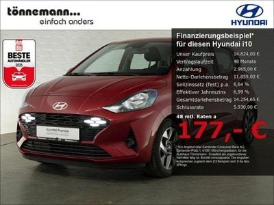 Dragon red Gebraucht 2025 Hyundai i10 Trend Kleinwagen | 14.824 € (Fairer Preis)