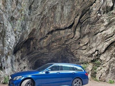 Usata Mercedes C300 AMG 258 CV (189 kW) 2019 Blu Berlina